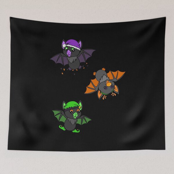 Item preview, Spooky Christmas Bats designed and sold by MilaKocak.