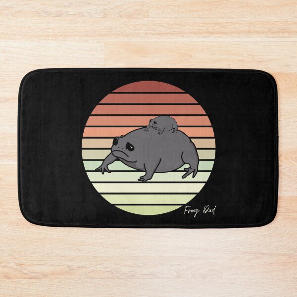 Item preview, Grumpy Frog - Frog Dad - Black Rain Frog designed and sold by GrumpyFrogs.