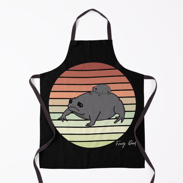 Item preview, Grumpy Frog - Frog Dad - Black Rain Frog designed and sold by GrumpyFrogs.