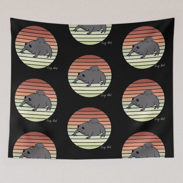 Item preview, Grumpy Frog - Frog Dad - Black Rain Frog designed and sold by GrumpyFrogs.