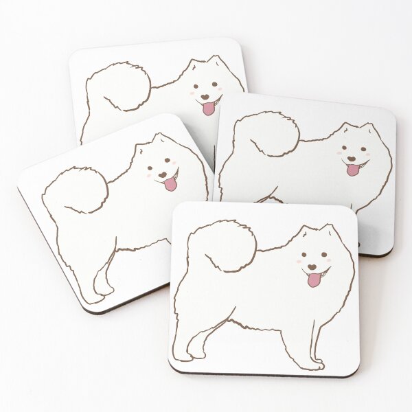 Item preview, samoyed dog standing  designed and sold by Mayarart.