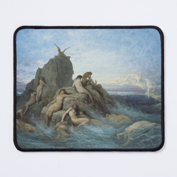 Item preview, The Oceanides the naiads of the sea - Gustave Dore designed and sold by Vintage Designs +.