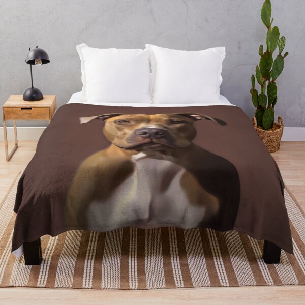 Item preview, Pitbull Dog Painting | Oil Style designed and sold by Portraits of Dogs.