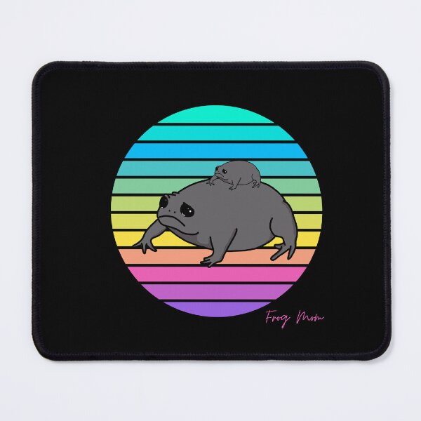 Item preview, Grumpy Frog - Frog Mom - Black Rain Frog designed and sold by GrumpyFrogs.