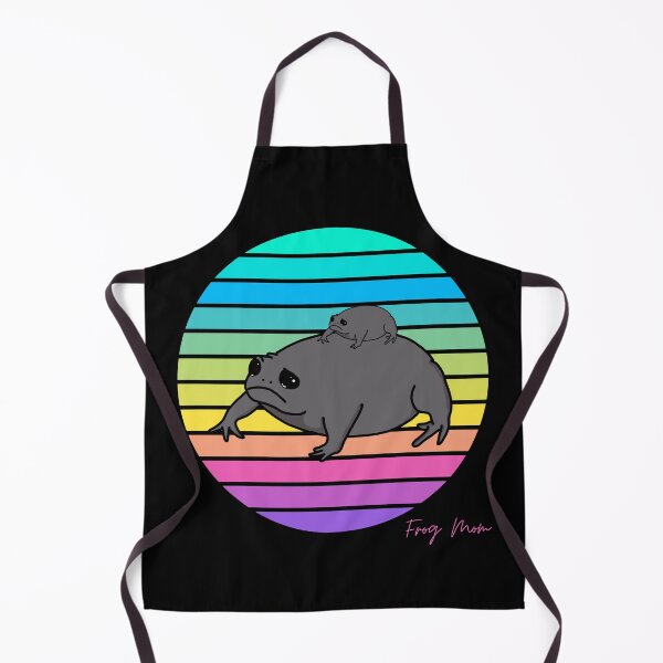 Item preview, Grumpy Frog - Frog Mom - Black Rain Frog designed and sold by GrumpyFrogs.
