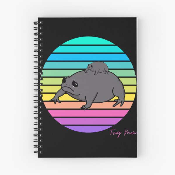 Item preview, Grumpy Frog - Frog Mom - Black Rain Frog designed and sold by GrumpyFrogs.