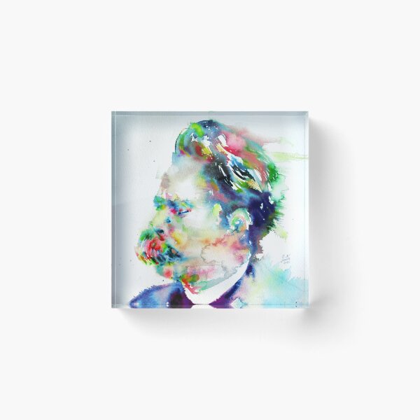 Item preview, NIETZSCHE watercolor portrait.3 designed and sold by lautir.