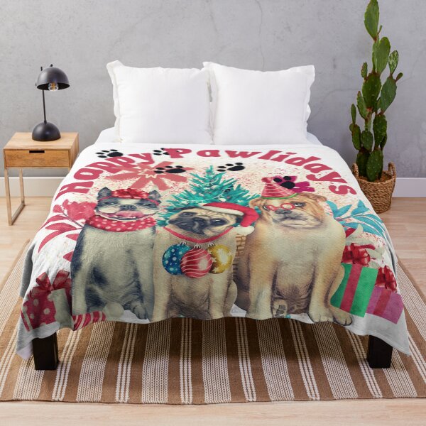 Item preview, Christmas for dog lovers - Happy pawlidays designed and sold by All-About-Life.