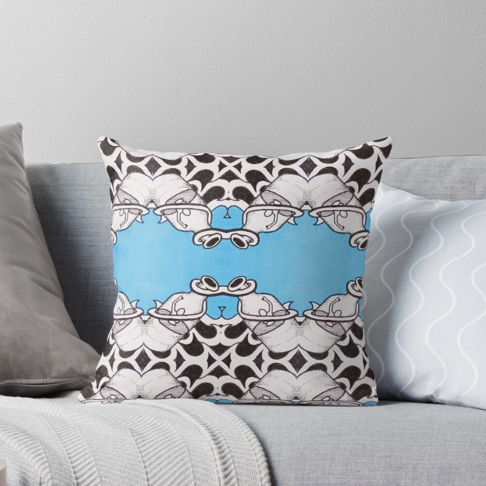 Item preview, Throw Pillow designed and sold by Rhodis.