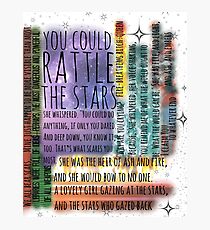 THRONE OF GLASS QUOTES Photographic Print