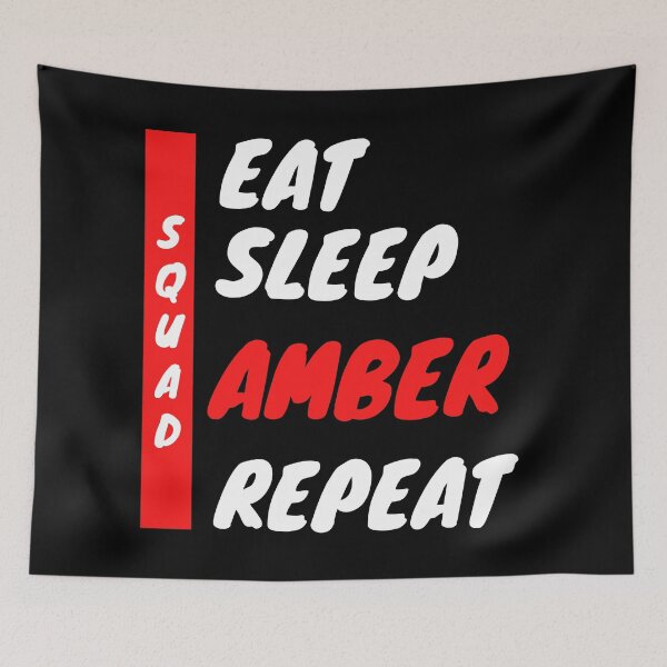 Artikelvorschau, Amber, Amber Squad, Amber Team, Eat Sleep Amber Repeat, Genshin Impact: Für Amber-Liebhaber entworfen und verkauft von MokonoKokoro.