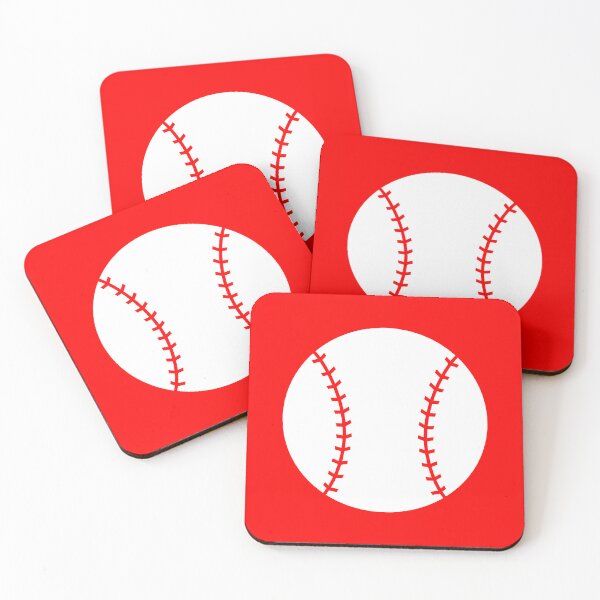 Item preview, Baseball with Red Background Design designed and sold by beccaveedesigns.
