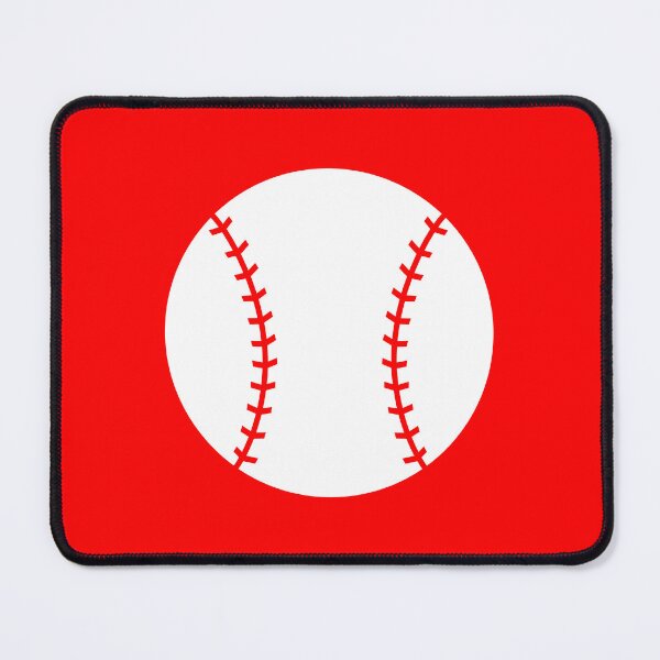 Item preview, Baseball with Red Background Design designed and sold by beccaveedesigns.