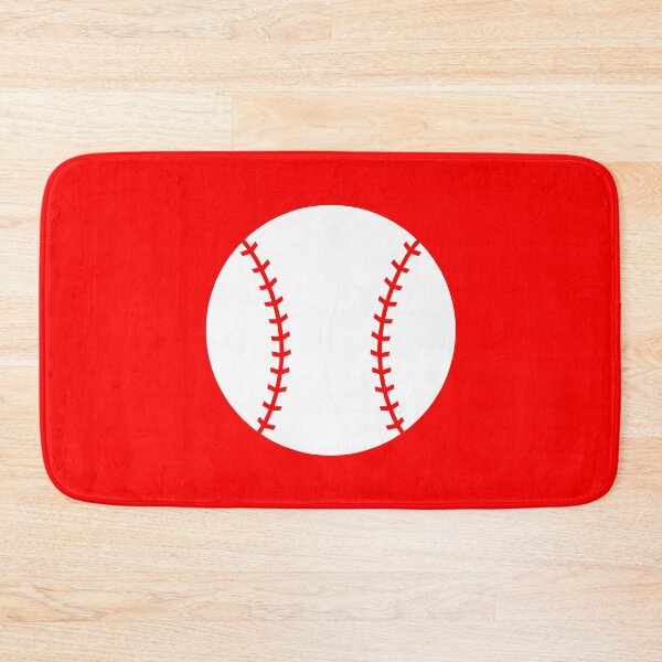 Item preview, Baseball with Red Background Design designed and sold by beccaveedesigns.