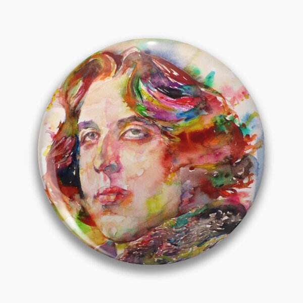 Item preview, OSCAR WILDE - watercolor portrait.26 designed and sold by lautir.