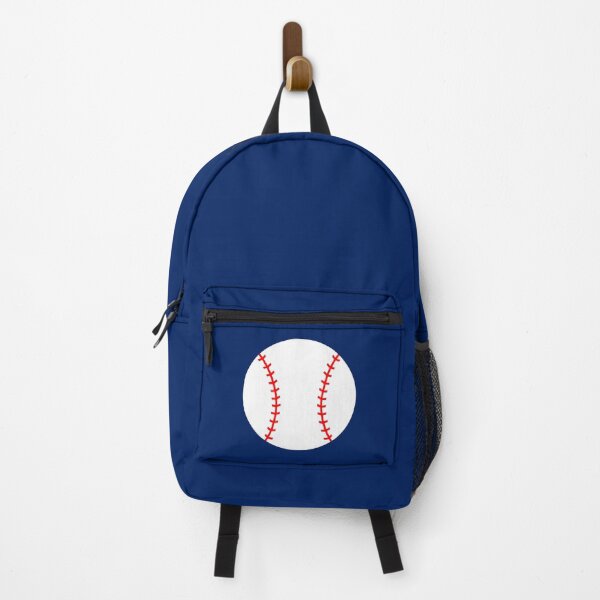 Item preview, Baseball with Navy Blue Background Design designed and sold by beccaveedesigns.