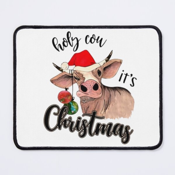 Item preview, Holy Cow It's Christmas Cute Design designed and sold by FirnandArt.