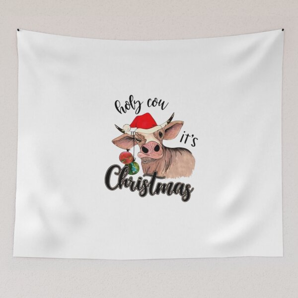 Item preview, Holy Cow It's Christmas Cute Design  designed and sold by FirnandArt.