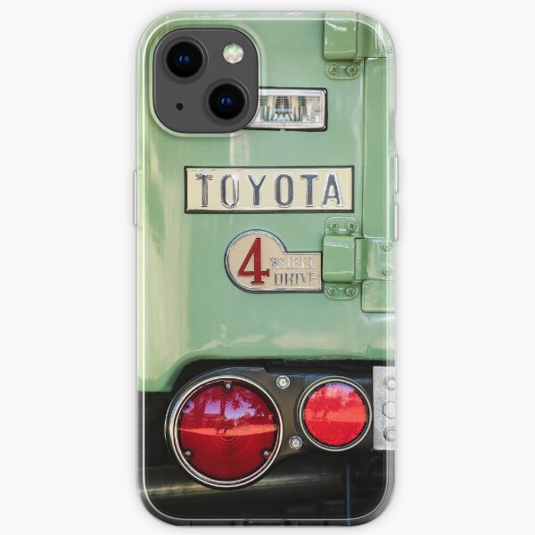 1969 T FJ-40 Land Cruiser Taillight Emblem -0417c iPhone Soft Case