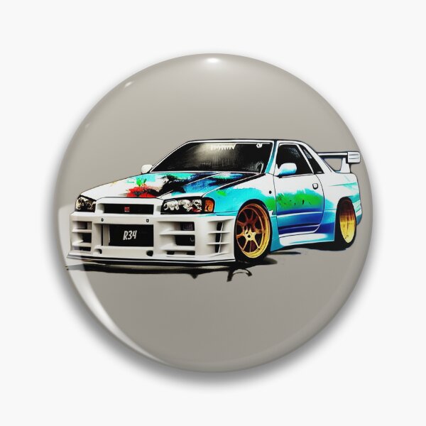 Item preview, Nissan skyline r34 artwork designed and sold by Nakumis-shop.