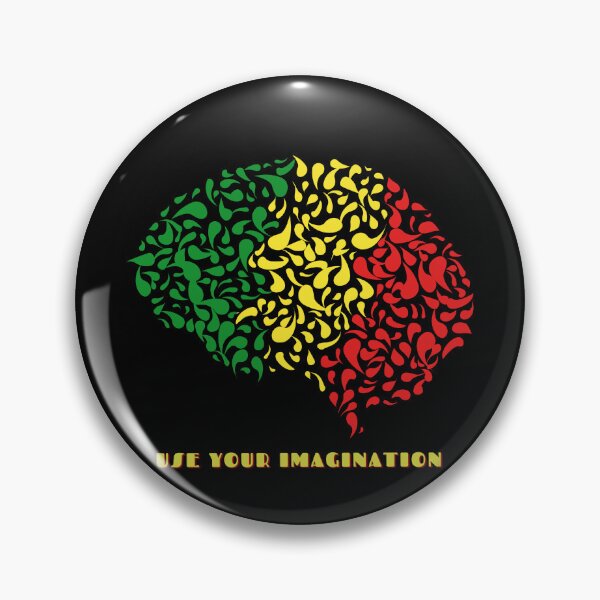 Item preview, Brain rasta use your imagination designed and sold by Goodthings99.