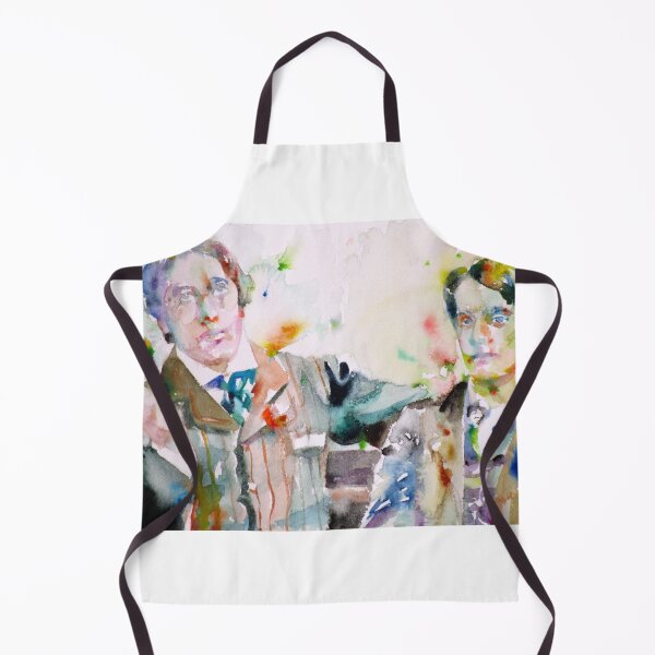 Item preview, OSCAR WILDE and BOSIE - watercolor portrait designed and sold by lautir.