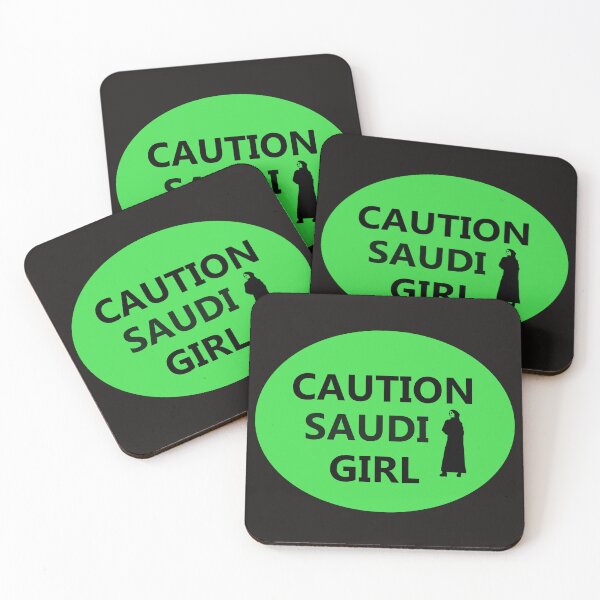 Item preview, CAUTION SAUDI GIRL  industrial style sign designed and sold by lobodelnoir.