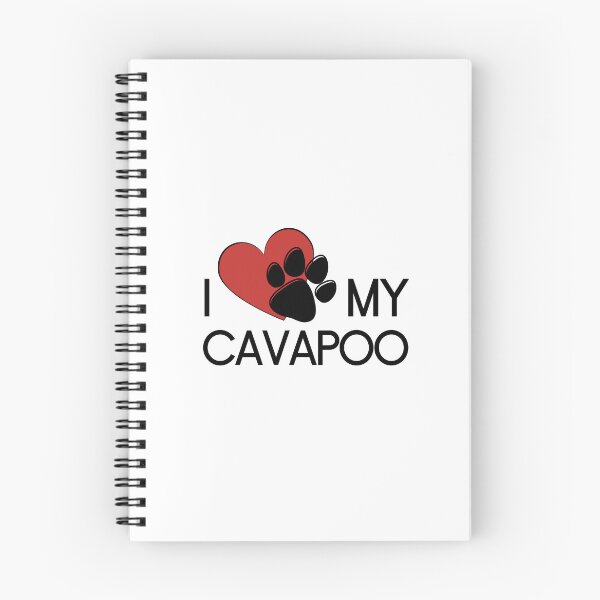 Aperçu de l'œuvre J'aime mon Cavapoo - Mignon créée et vendue par humnoo.