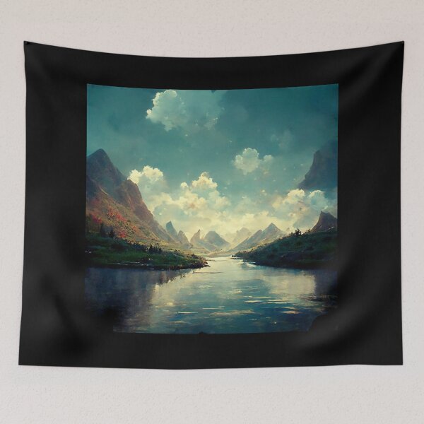 Artikelvorschau, Schöne Flusslandschaft entworfen und verkauft von KasparBakken.