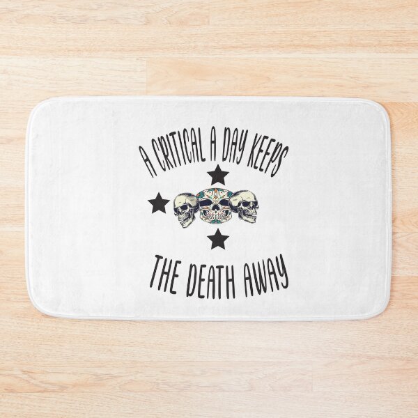 Item preview, A Critical A Day Keeps The Death Away designed and sold by KAkarimassouqi.