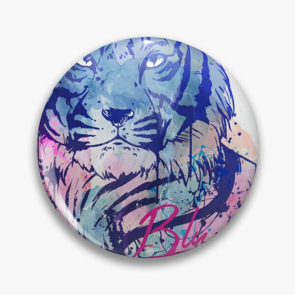 Artikelvorschau, blauer Tiger entworfen und verkauft von SaleHunt.