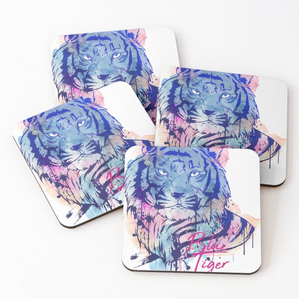 Item preview, blue tiger designed and sold by SaleHunt.