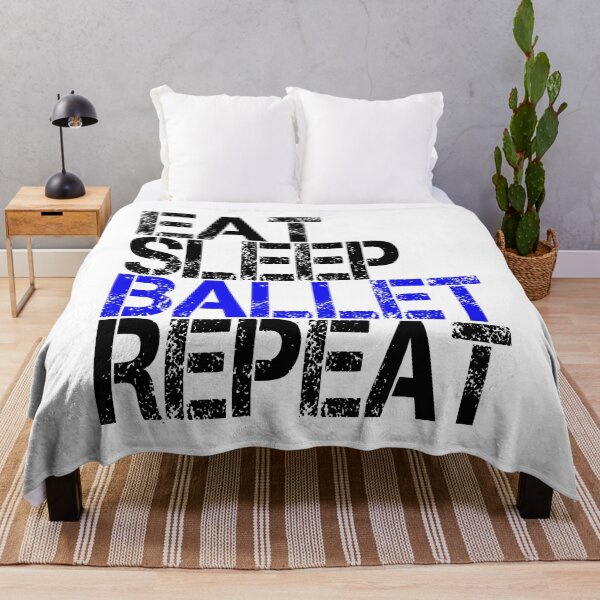 Item preview, Eat Sleep Ballet Repeat, Grunge designed and sold by ACC .