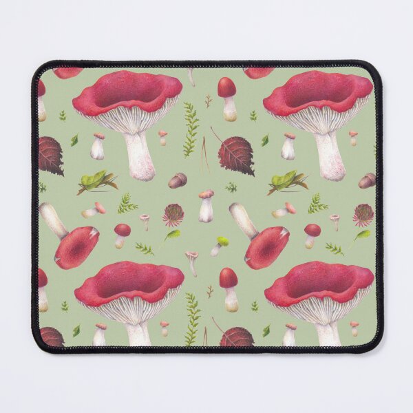 Item preview, Red Russula Mushrooms designed and sold by Forest of Wonders.