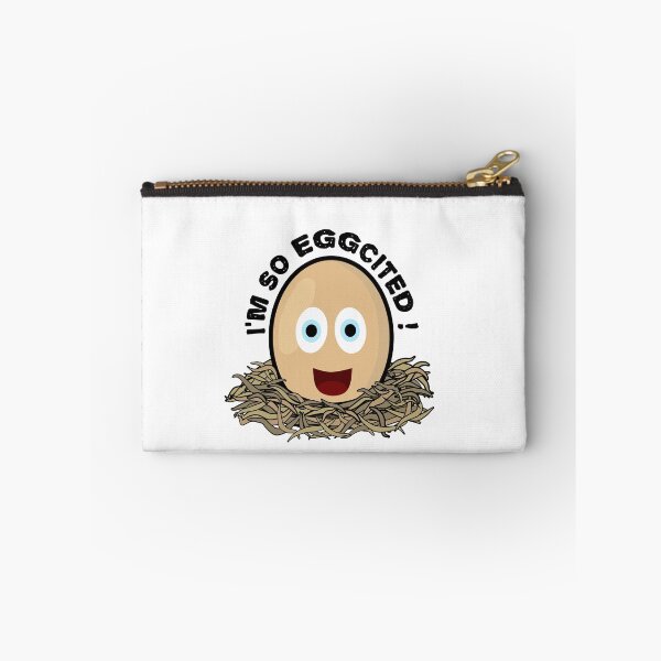 Item preview, I'm so eggcited, funny excited egg pun designed and sold by EnzoVectorism.