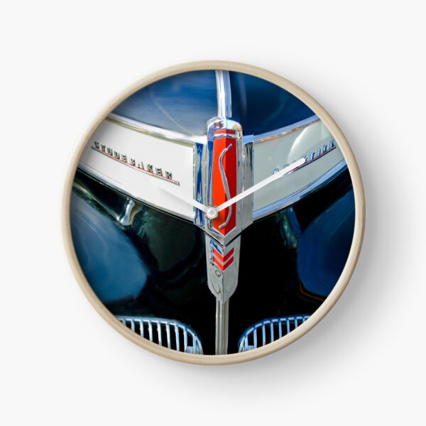 1941 Studebaker Champion Hood Emblem -0215c Clock