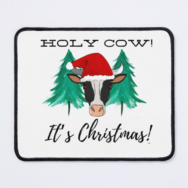 Item preview, Holy Cow It's Christmas - Cute Cow Design designed and sold by FirnandArt.