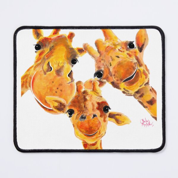 Item preview, GiRaFFe Zoo ANiMaL PRiNTS ' THe GiRaFFe FaMiLY ' GiRaFFe GiFTS BY SHiRLeY MaCARTHuR designed and sold by Shirley MacArthur Art.