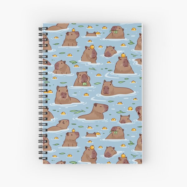 Item preview, Bathing Capybara Pattern designed and sold by Griffywings.