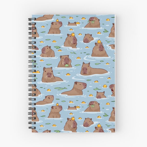 Item preview, Bathing Capybara Pattern designed and sold by Griffywings.