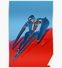 1960 Nash Metropolitan Hood Ornament -0854c Poster