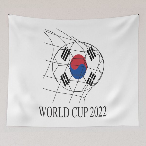Aperçu de l'œuvre Design For All South Korea Fans FIFA WORLD CUP QATAR 2022 créée et vendue par CheymaBou.