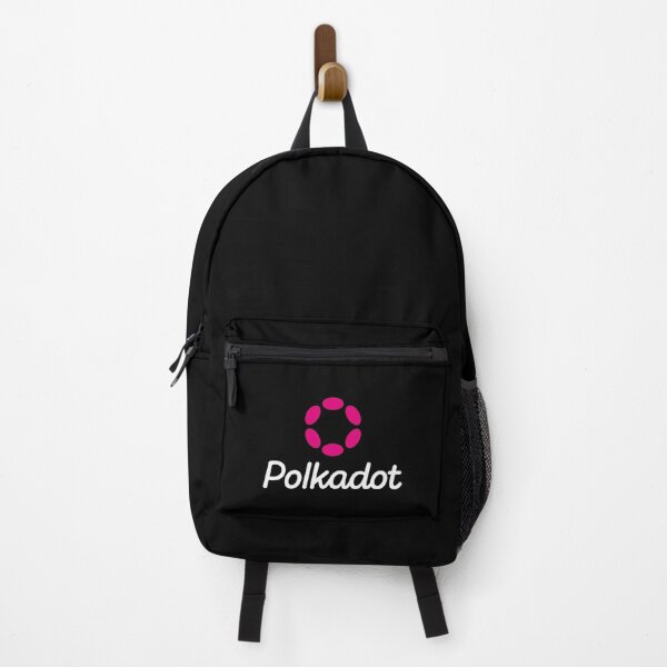 Item preview, Polkadot DOT Crypto Altcoin - Clean Vertical Pink Logo with White Text Logo designed and sold by CryptoMoods.