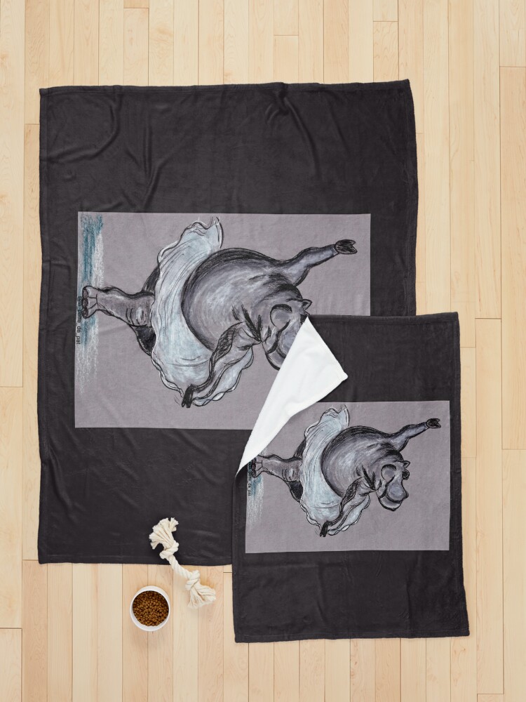 Alternate view of Hippopotamus Pet Blanket