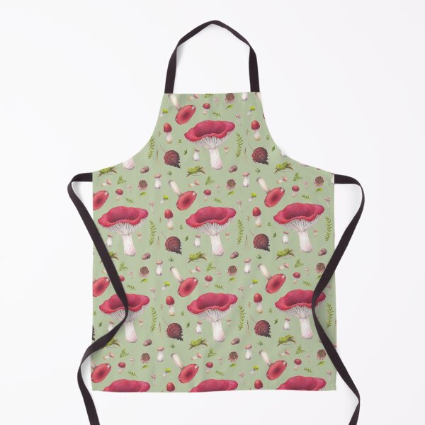 Item preview, Red Russula Mushrooms designed and sold by Forest of Wonders.