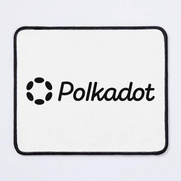 Item preview, Polkadot DOT Crypto Altcoin - Clean Horizontal Black Logo with Black Text Logo designed and sold by CryptoMoods.