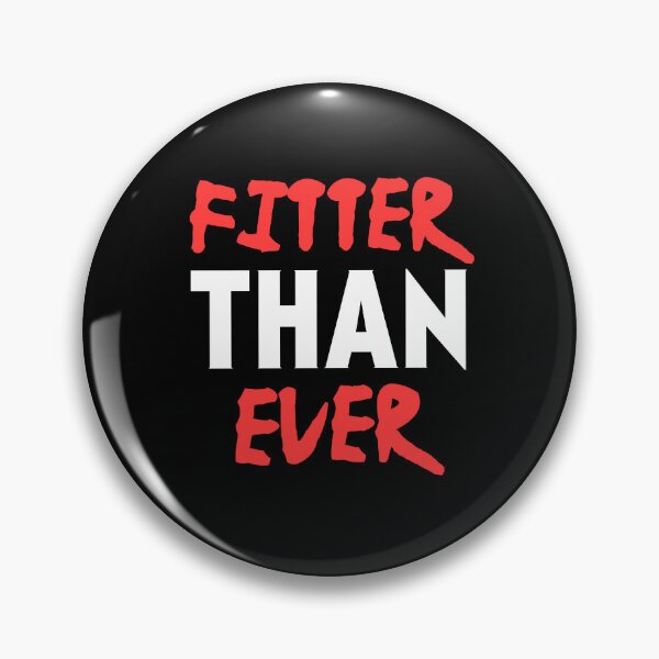 Item preview, Fitter than ever, fitness motivational quote designed and sold by EnzoVectorism.