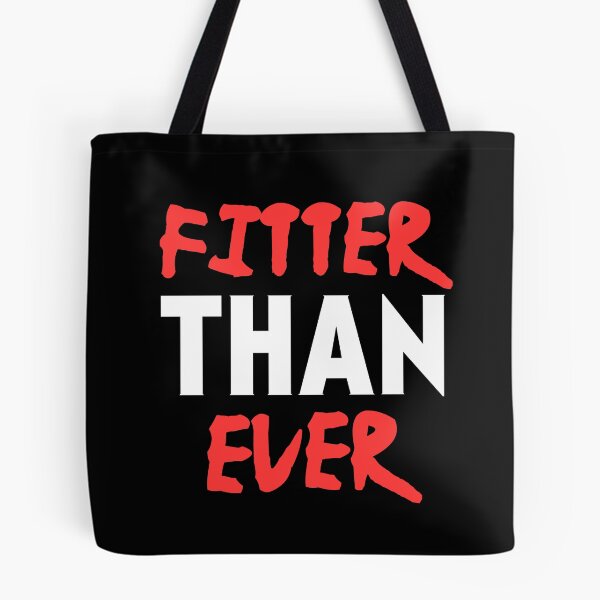 Item preview, Fitter than ever, fitness motivational quote designed and sold by EnzoVectorism.