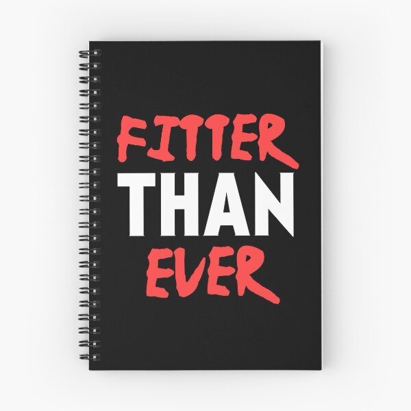Item preview, Fitter than ever, fitness motivational quote designed and sold by EnzoVectorism.