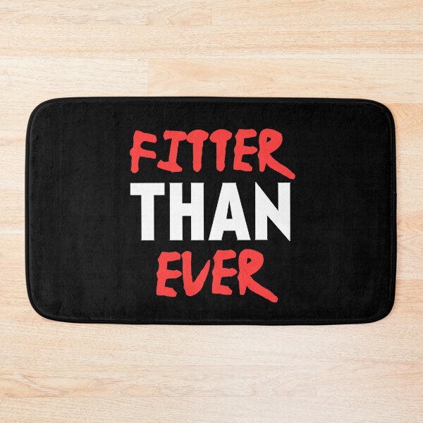 Item preview, Fitter than ever, fitness motivational quote designed and sold by EnzoVectorism.